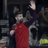 Novak Djokovic, ici lors d'un tournoi d'exhibition à Ryad en octobre, veut revenir en force dès le début de la saison 2025 (archives). KEYSTONE/EPA/STR